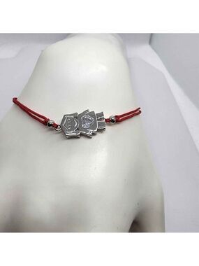 NEW Sterling Silver 925 Daughter Design With Red String Bracelet